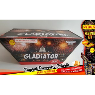 Kembang Api Cake TOP Gladiator 49s 1,2 [Fan Shape]